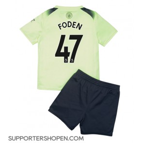 Manchester City Phil Foden #47 Tredje tröja Barn 2022-23 Kortärmad (+ korta byxor)